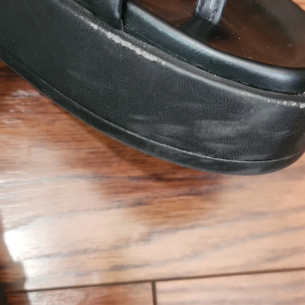 Madden Girl Fowler Strappy Flatform Black Sandals - Picture 6 of 6